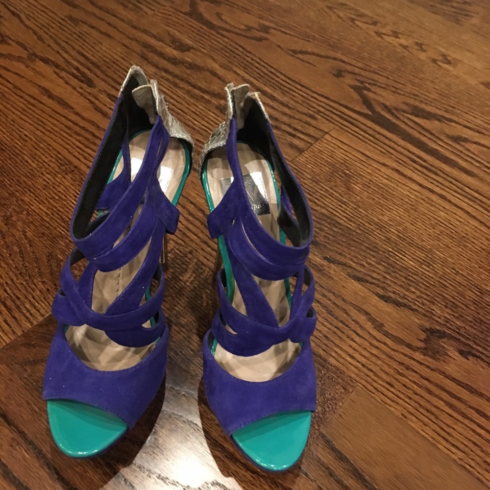 Open toed stilettos